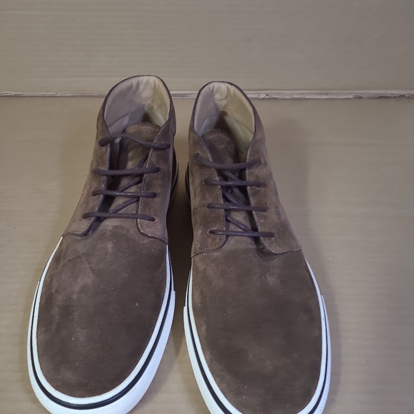 Tod's Suede Brown Desert Boot Sneaker  Casual Men Sz 12 - Picture 4 of 16